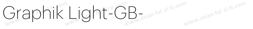 Graphik Light-GB字体转换